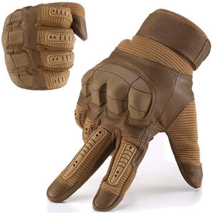 Gants d'impact en cuir avec logo personnalisé pour les sports de moto Gants de course de moto en plein air - Product Image 6