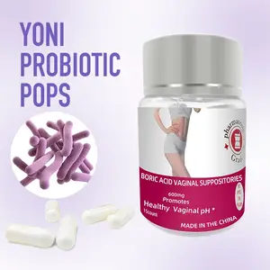 Wholesale organic herbs yoni pops women vaginal cleaning detox suppositories capsule vagina pills natural