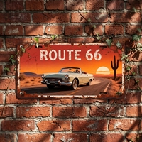 Plaque de signalisation en métal Harvest Road Pumpkin Autumn Farmhouse, imprimée UV, couleur personnalisée, style moderne antique
