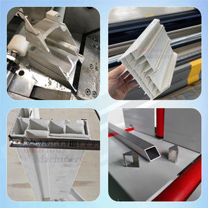 Machine de fabrication de fenêtres et portes en aluminium, PVC et UPVC automatique, contrôlée par PLC, avec scie de dé<span class=keywords><strong>coupe</strong></span> de haute précision et découpeuse de profilés - Product Image 6