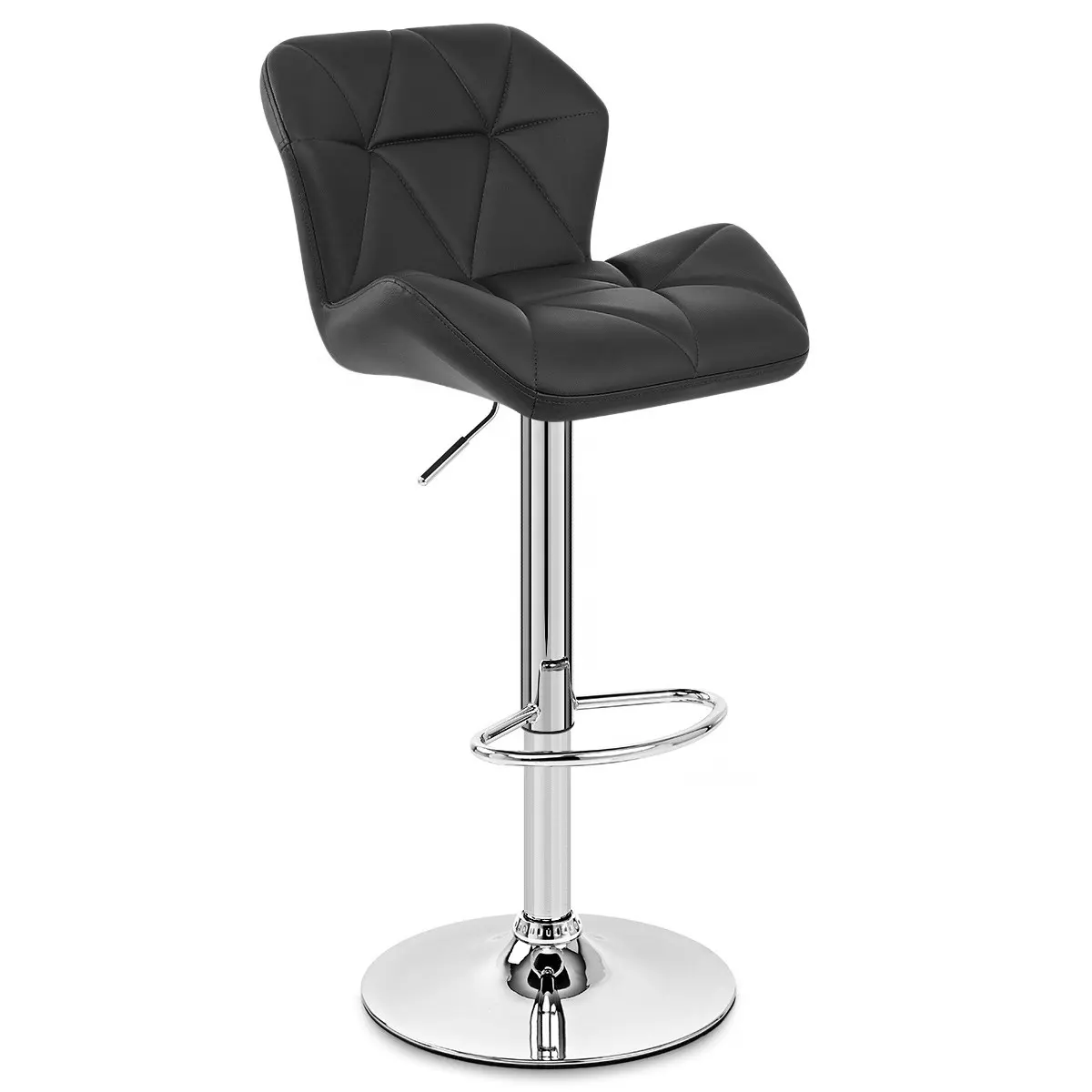 Wholesale cheap commercial retro bistro coffee metal adjustable bar chair stool