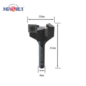 Miaorui Có Thể Thay Thế Tấm Mở + Dưới Làm Sạch Dao Xoắn Ốc Phay Cutter Chèn-Phong Cách spoilboard <span class=keywords><strong>Router</strong></span> Bits End Mills OEM - Product Image 2