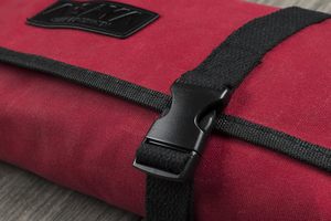 Échantillon gratuit Sac organisateur de couteaux de cuisine portable Pochette de rangement pliable Couteaux Sac de transport pour chef Sac à couteaux enroulable pour l'extérieur - Product Image 3