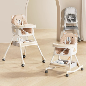 Chaise haute d'alimentation pour bébé, <span class=keywords><strong>pliable</strong></span>, légère, réglable, confortable, vente chaude - Product Image 1