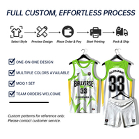 Fabrication sur mesure d'un ensemble de maillots de basket-ball pour équipe, uniformes de basket-ball respirants pour adolescents
