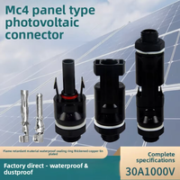 Photovoltaik MC4-Panel-Typ Combiner Box Wechselrichter-Anschluss Stecker/Buchse Kupfer IP67 Wasserdichter Stecker für neue Energien