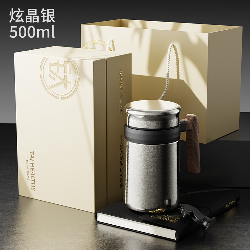 Coffret cadeau en argent cristal