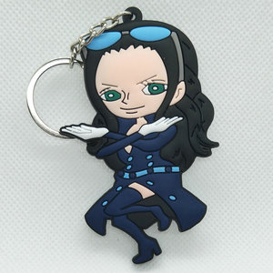27 modèles de porte-clés en PVC Anime <span class=keywords><strong>Luffy</strong></span> Sanji Zoro Nami mignon porte-clés personnalisé porte-clés personnage Sanji - Product Image 4