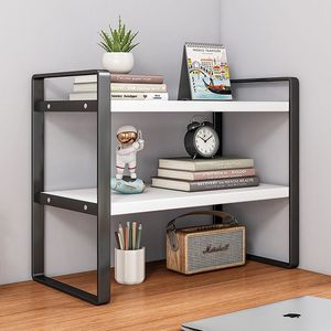 Passing On The Kingdom <b>Desktop</b> Bookshelf 3630 Simple Multifunction Office Organizer Standing Type Rectangle <b>Shelf</b> - Product Image 4