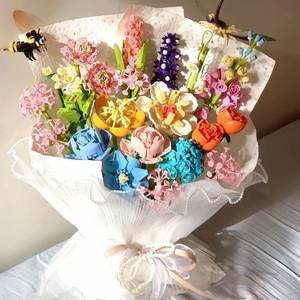 Bloques <span class=keywords><strong>de</strong></span> Construcción <span class=keywords><strong>de</strong></span> Plástico para Armar un Ramo <span class=keywords><strong>de</strong></span> Flores, Decoración, Regalo para el Día <span class=keywords><strong>de</strong></span> San Valentín, Día del Maestro, Juego <span class=keywords><strong>de</strong></span> <span class=keywords><strong>Juguetes</strong></span> <span class=keywords><strong>de</strong></span> Bricolaje MOC <span class=keywords><strong>de</strong></span> 40 Piezas, Unisex - Product Image 2