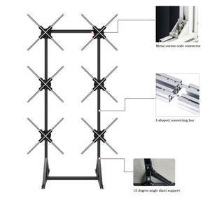 High Resolution 75cm 2X3 Splicing <b>Fan</b> Support Remote WIFI Bluetooth <b>Hologram</b> Projector 3D <b>Hologram</b> <b>Fan</b> for Exhibition Christmas - Product Image 6