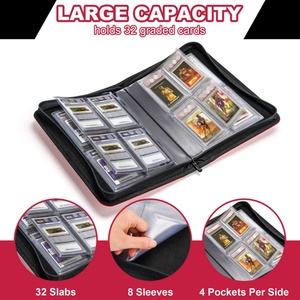 Custom Wholesale Graded Card Binder 4 Pocket Slab Binder Suitable Graded Card - Product Image 5
