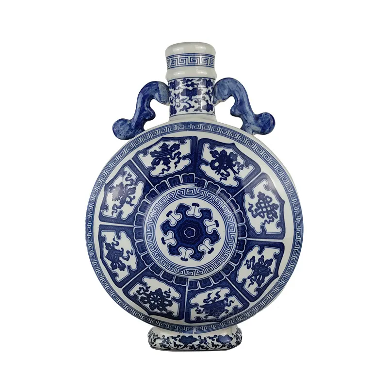 Blauw En Wit Aardewerk Antieke Chinese Porseleinen Vazen High-End Decoraties