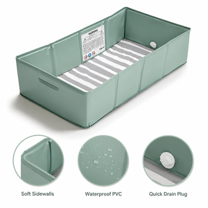 <span class=keywords><strong>Piscina</strong></span> Plegable <span class=keywords><strong>para</strong></span> Bebés, <span class=keywords><strong>Piscina</strong></span> Portátil de PVC <span class=keywords><strong>para</strong></span> Niños Pequeños con Tapón de Drenaje, Paredes Laterales Suaves <span class=keywords><strong>para</strong></span> Jugar en el Agua en Interiores y Exteriores - Product Image 3