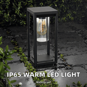 ไฟสวน LED สีดำอะลูมิเนียมกันน้ำ IP44 รุ่นใหม่ AC 2700K แสงวอร์มไวท์ 8W รับประกัน 2 ปี สำหรับตกแต่งสวน - Product Image 2