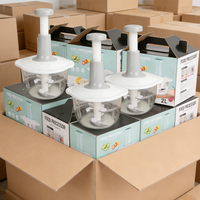 Hachoir manuel portable multifonction pour ail, herbes, légumes et viande – Offre spéciale