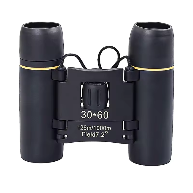 Best-Selling Compact Mini 30x60 Zoom Foldable Binoculars Low Light Night Vision Small Telescope