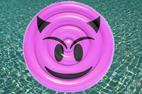 Partie de l'eau de haute qualité radeau récréatif île flottante adultes enfants jouets gonflable rond flotteur de natation en plastique durable