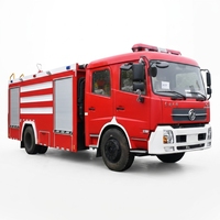 Camion de pompiers Dongfeng Kinland 8000L avec réservoir d'eau, 190 ch, véhicule de lutte contre les incendies municipal