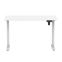 Bureau moderne pour la maison et le bureau, table électrique réglable en hauteur, cadre de bureau à moteur unique pour position assise ou debout