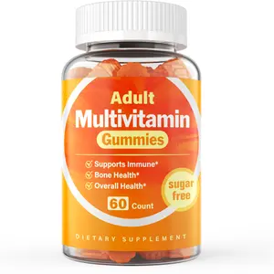 Grosir suplemen kesehatan vitamin dewasa Gummies Multivitamin pria terbaik Vegetarian untuk wanita