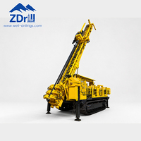 Foreuse à circulation inverse sur chenilles ZDRC1200, machine de forage entièrement hydraulique pour puits profonds, pour l'exploration géologique