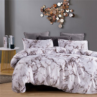 Housse de couette imprimée numérique Sabanas Drap de lit en microfibre Ensemble de literie