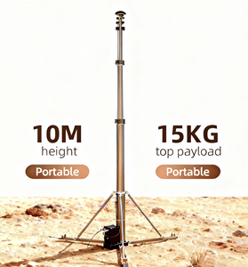Mastro Telescópico Elétrico de 10m para Câmera, Torre Leve e Portátil para Antena - Product Image 1