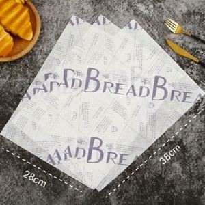 Custom Printed Silicone Coated Double Side <b>Greaseproof</b> Food Wrapping Parchment Baking <b>Paper</b> for Pizza 2026 Bread Packaging - Product Image 3