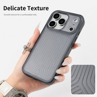Coques de téléphone portable mates C0407 pour iPhone 16 17 Air 15 Pro 14 13 12 11 18 Pro Max, ultra-fines, rigides, antichoc, protection arrière