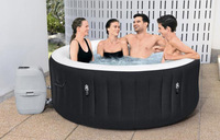 Bestway 60001 Miami Air Jet Swim, spa gonflable rond pour l'extérieur, jacuzzi pour 4 personnes, baignoire moderne en PVC pour adultes