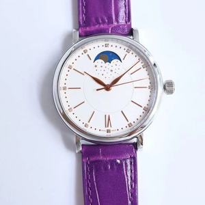 Reloj de Pulsera Mecánico con Diseño Moderno, Estilo Simple y Elegante, Función de Fase Lunar - Product Image 4