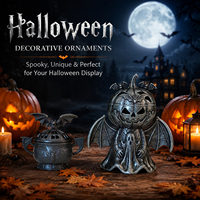 Brûleur d'encens en métal personnalisé pour Halloween, brûleur d'encens portable pour bois de santal, décoration de table, article cadeau commercial, souvenir