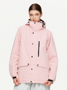 Veste de ski pour femme ARCTIC QUEEN, coupe-vent et imperméable, à capuche, pour le freestyle, le snowboard, les sports de montagne et les activités de plein air - Product Image 3
