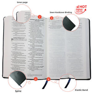 Quantità su misura personalizzato colore marrone bibbie produttori Pu Nkjv bibbia in tedesco - Product Image 5