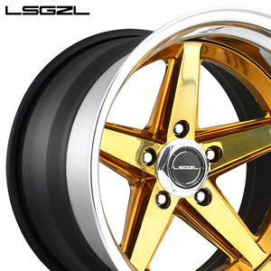Llantas Forjadas Cóncavas Pulidas LSGZL de 3 Piezas con Centro Profundo de Aleación de 18-26 Pulgadas, Aptas para Benz 19-24 BMW C8 5x120 5x130 5x114.3 - Product Image 5