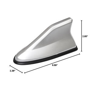 <span class=keywords><strong>Antenne</strong></span> <span class=keywords><strong>d</strong></span>écorative de toit de voiture en forme <span class=keywords><strong>d</strong></span>'aileron de requin, sans perçage, pour modification de toit, aileron arrière, ajustement standard, signal FM/AM de deuxième génération - Product Image 2