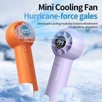Kipas Mini AC USB C Isi Ulang Tanpa Baling-Baling untuk Mobil Rumah Kantor Hadiah Promosi Pesanan Grosir