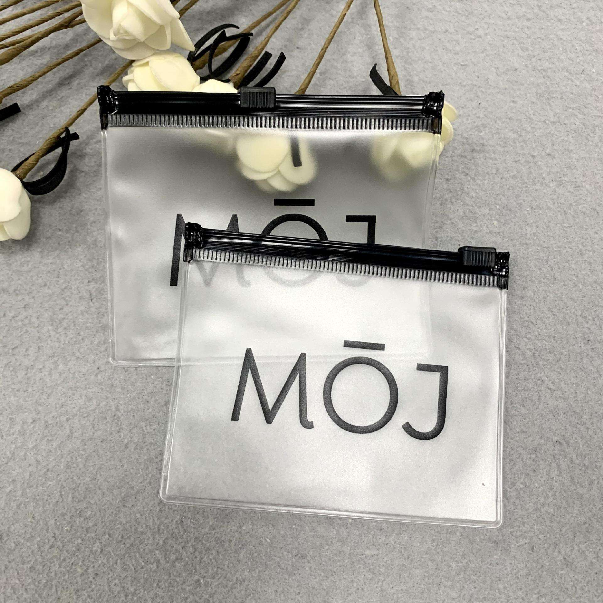 เคลือบด้านพร้อมซิปสีดำ