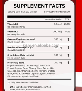 Pimienta Cayena TK en Existencia, Venta Caliente, Gotas de Pimienta de Hawthorn, Solución Oral de Vitamina K2 + D3 - Product Image 2