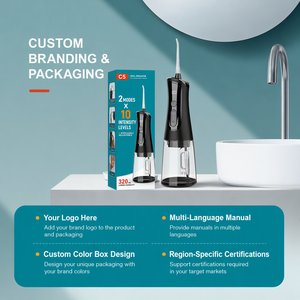<span class=keywords><strong>Irrigador</strong></span> Bucal Inalámbrico OEM ODM para Limpieza <span class=keywords><strong>Dental</strong></span>, <span class=keywords><strong>Irrigador</strong></span> Oral Recargable con 360° <span class=keywords><strong>de</strong></span> Alcance °   Puntas Giratorias - Product Image 3