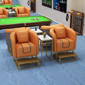 Sofá para Salón de Billar Comercial, Silla para Espectadores con Relleno de Espuma, Área de Descanso Confortable, Muebles para Sala de Billar - Product Image 6