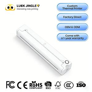 Imprimante de tatouage temporaire sans fil LUCK JINGLE avec papier de transfert de format A4 sur la peau pour le voyage - Product Image 1