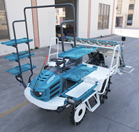 Plante à grande vitesse Paddy Planting Six Wheel Rice Transplanter Seeder