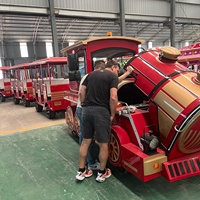 Train électrique touristique sans rails à batterie au lithium de grande capacité (42 places) - Prix