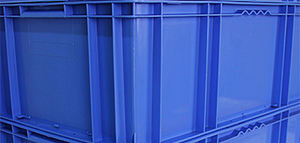 Cajas de plástico rectangulares apilables, para almacén, en venta - Product Image 6