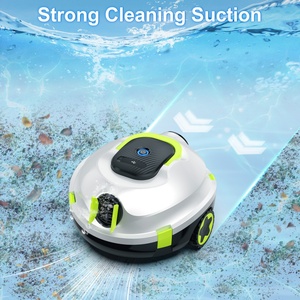Robot Limpiador de <span class=keywords><strong>Piscinas</strong></span> con Succión Potente, Motor ABS, Inalámbrico, para <span class=keywords><strong>Piscinas</strong></span> Enterradas - Product Image 1