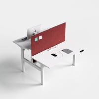 Cadre de bureau debout électrique réglable en hauteur ergonomique moderne et durable pour un usage professionnel