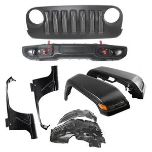 Vente en gros de kits de carrosserie JK Upgrade JL Accessoires de capot de pare-chocs avant pour Jeep Wrangler JK