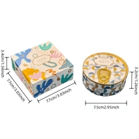 Bougie parfumée compacte en cire de soja à double mèche avec impression intégrale et couvercle à languette facile à ouvrir, en boîte métallique, idéale pour les escapades de week-end